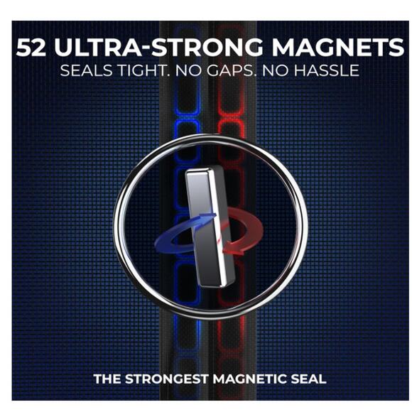 Screen Door Mesh 38x82" Easy Install, Strong Magnets,Hands-Free, Keeps Bugs Out - Picture 6 of 9